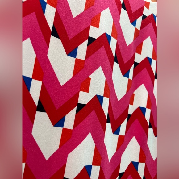 Eliza J Geometric Shift Midi Dress Size: 8 Excellent Used Condition. - Picture 4 of 11